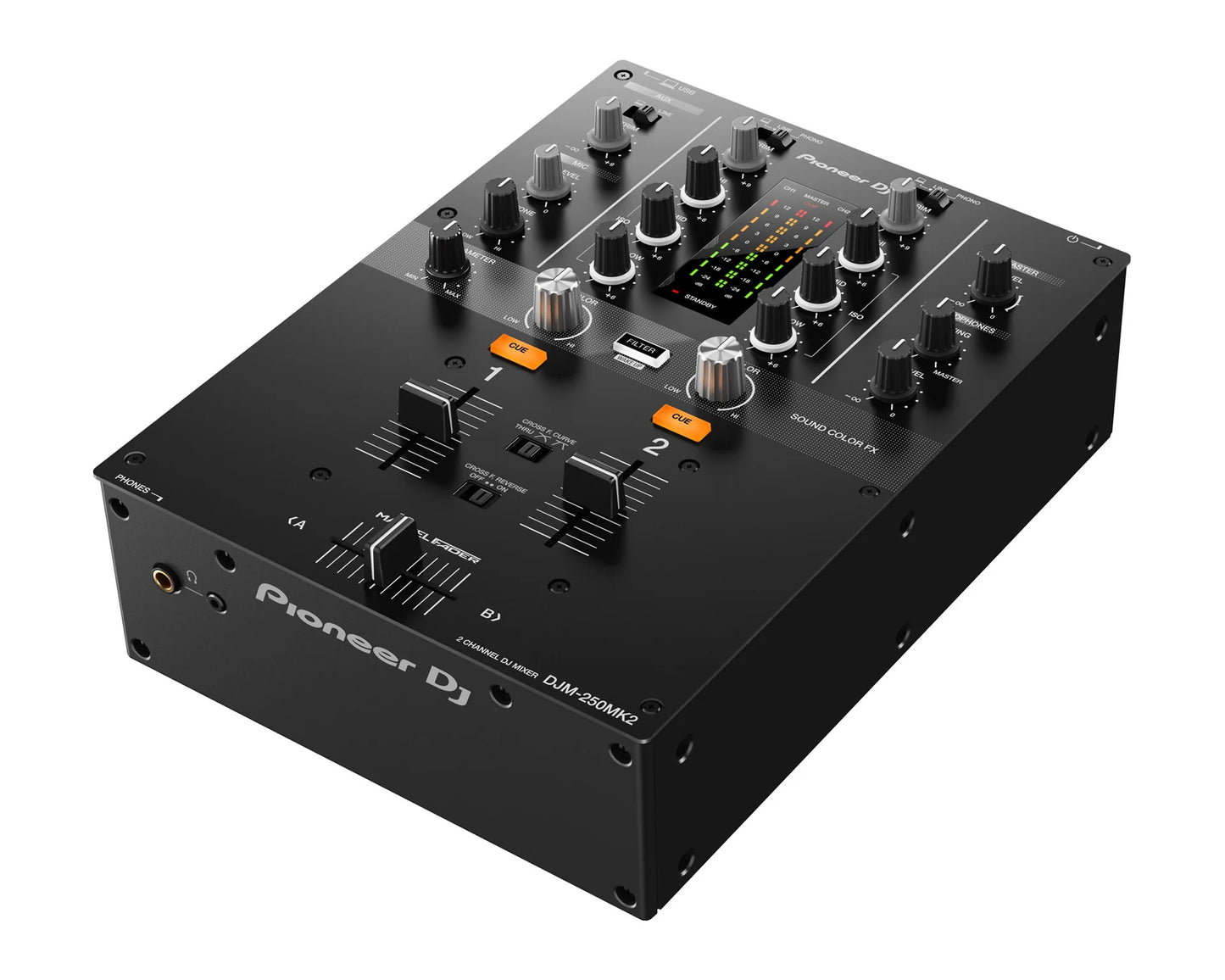 Pioneer DJ DJM-250MK2 2Ch DJ Mixer with USB and On-Board Effects BLACK