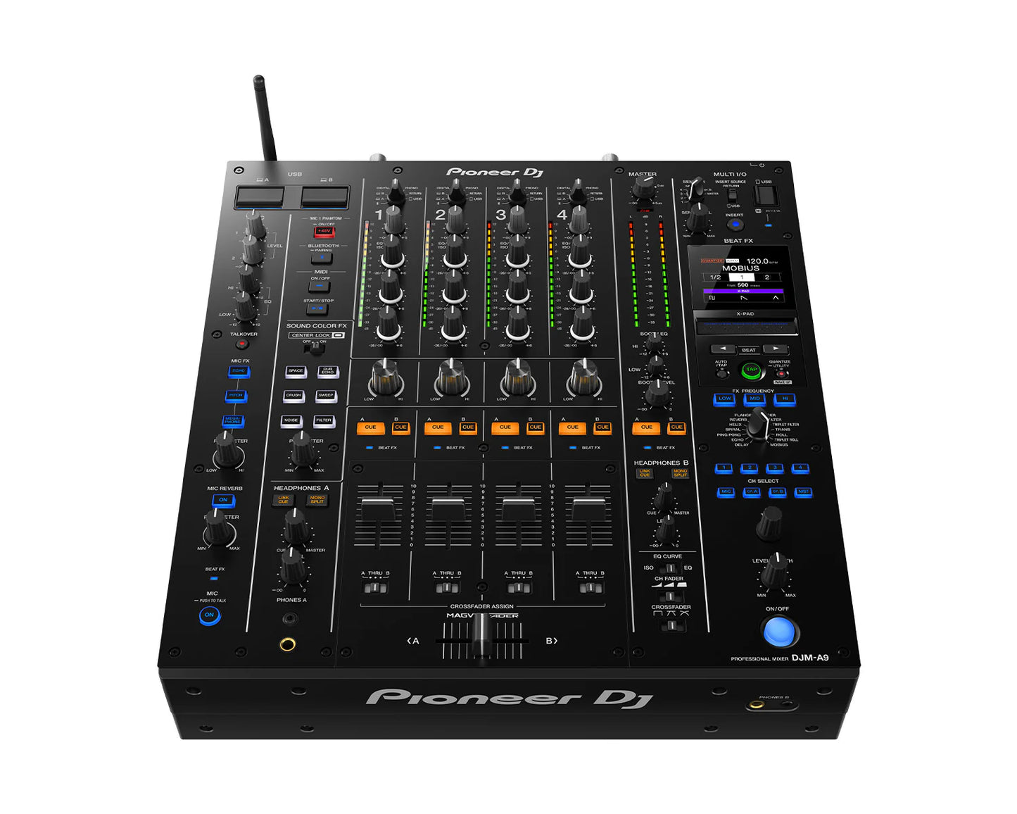 Pioneer DJ DJM-A9 4-Channel High-End Pro Digital DJ/Club Mixer