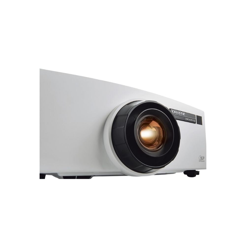 Christie GS Series DWU630 6,750 Lumen, WUXGA, 1DLP, Laser Projector With Optional Lens, Black or White 4