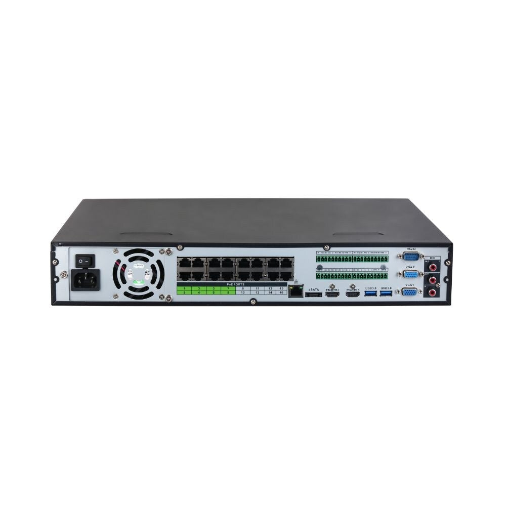Dahua 5432-16P-EI 32 Channel NVR With 16 x PoE and Ports 1 to 8 EPoE With 4HDDs NVRs Dahua