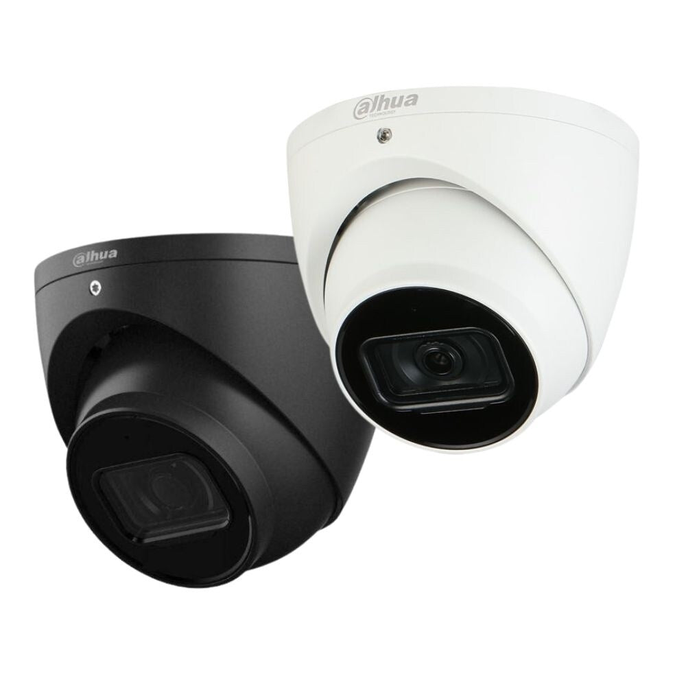 Dahua 8MP WizSense IR Eyeball Camera With PoE, Black or White Cameras Dahua