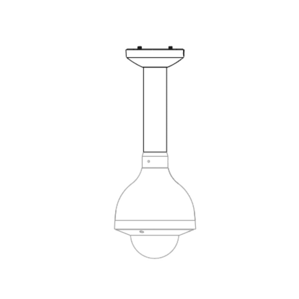 Dahua Ceiling Mount Pendant Bracket For Dahua's Camera Mount Adaptors, White Mounting Hardware Dahua