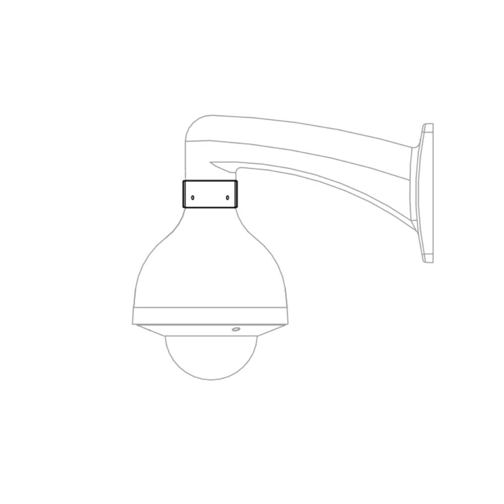 Dahua Hanging Mount Adaptor Collar For Dahua's Dome Cameras, White Mounting Hardware Dahua