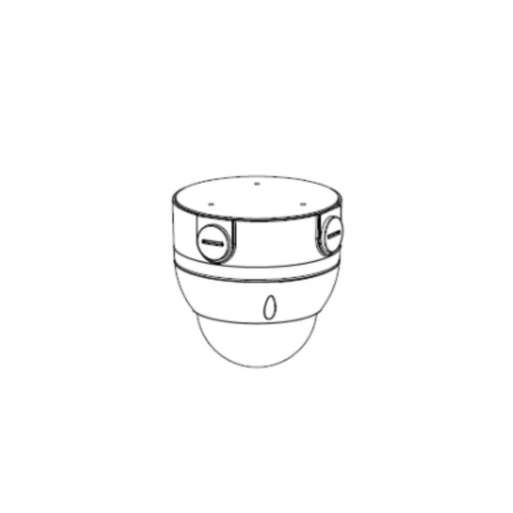 Dahua Junction Box for Dahua's Mini Dome, Mini Fisheye or Panoramic Cameras, White Junction Box Dahua