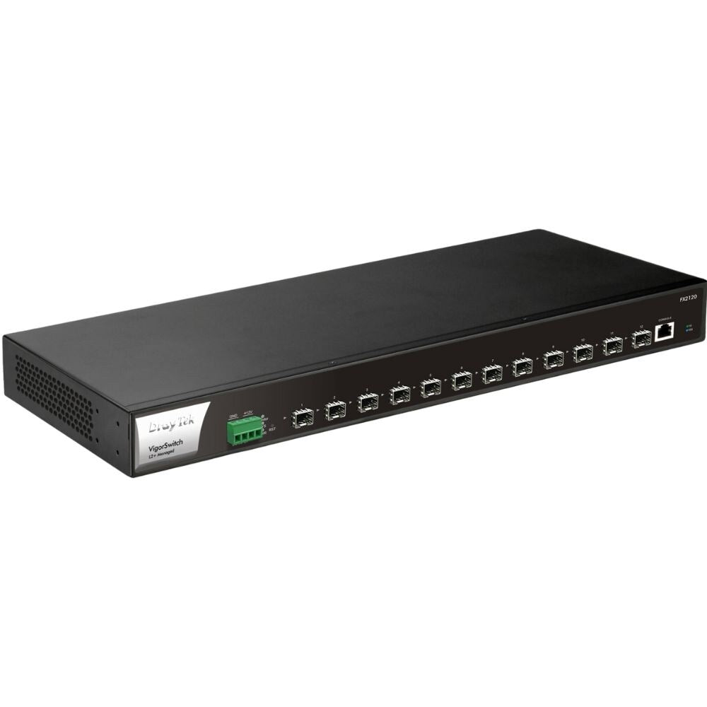Draytek VigorSwitch FX2120 12 Port SFP+ Full Fibre 10G Switch Switches Draytek