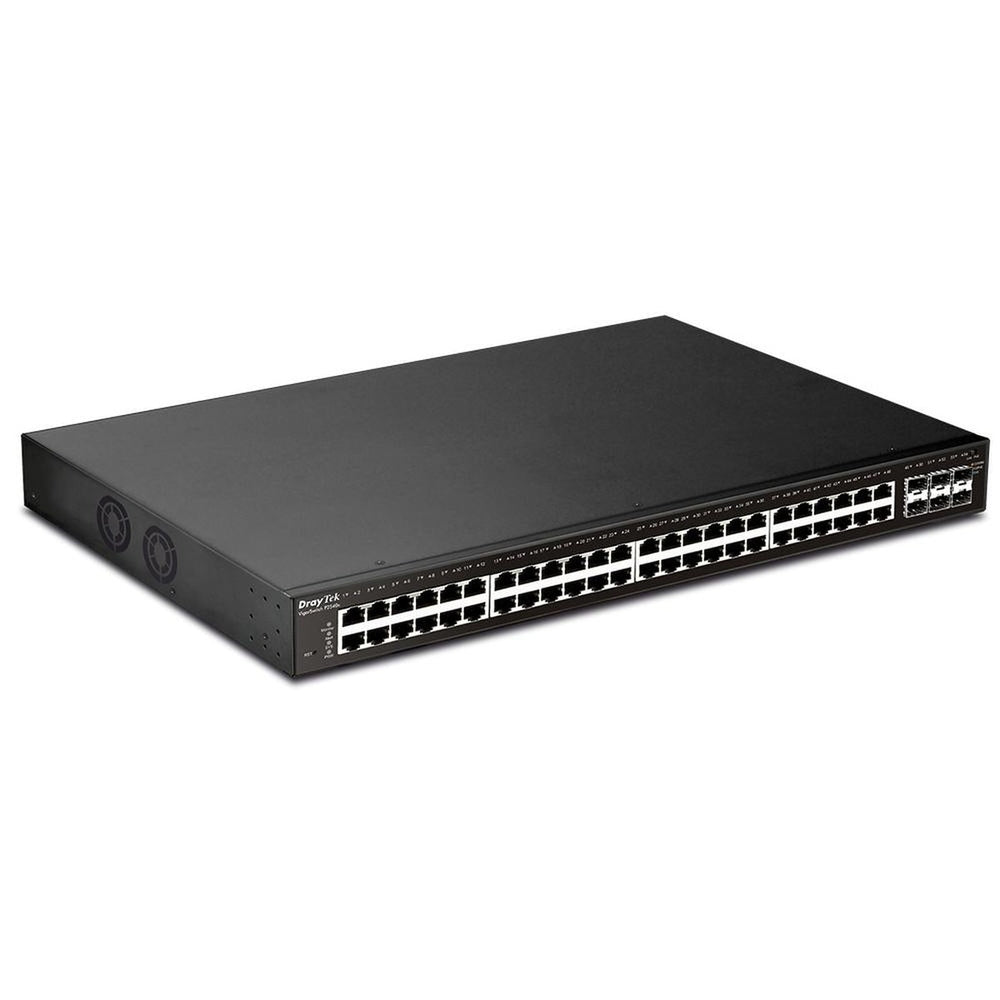 Draytek VigorSwitch P2540 XS 54 Port PoE+ Gigabit L2+ Managed Switch Switches Draytek