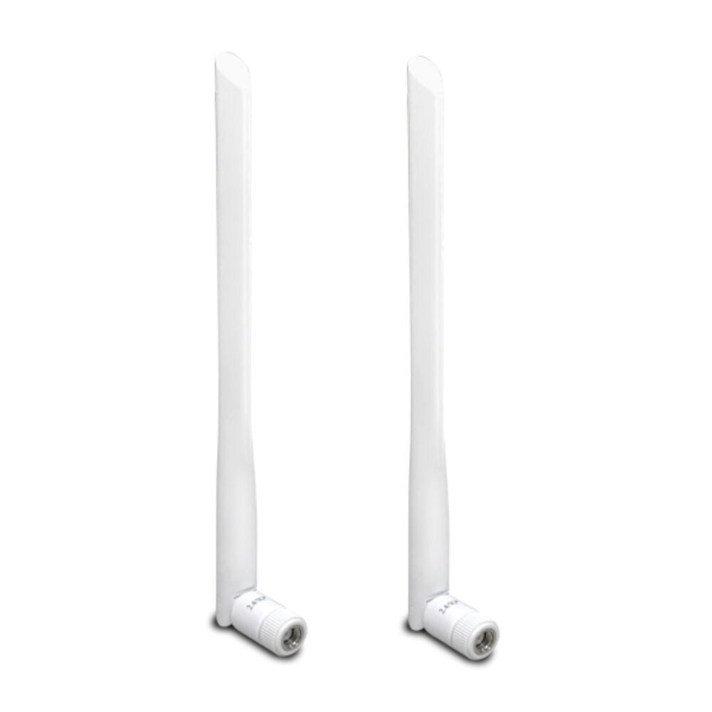 DrayTek 5dB High Gain Wi Fi Dual Band Omni Directional Aerials, 2.4GhHz and 5GHz Bands, White: PAIR Accessories Draytek