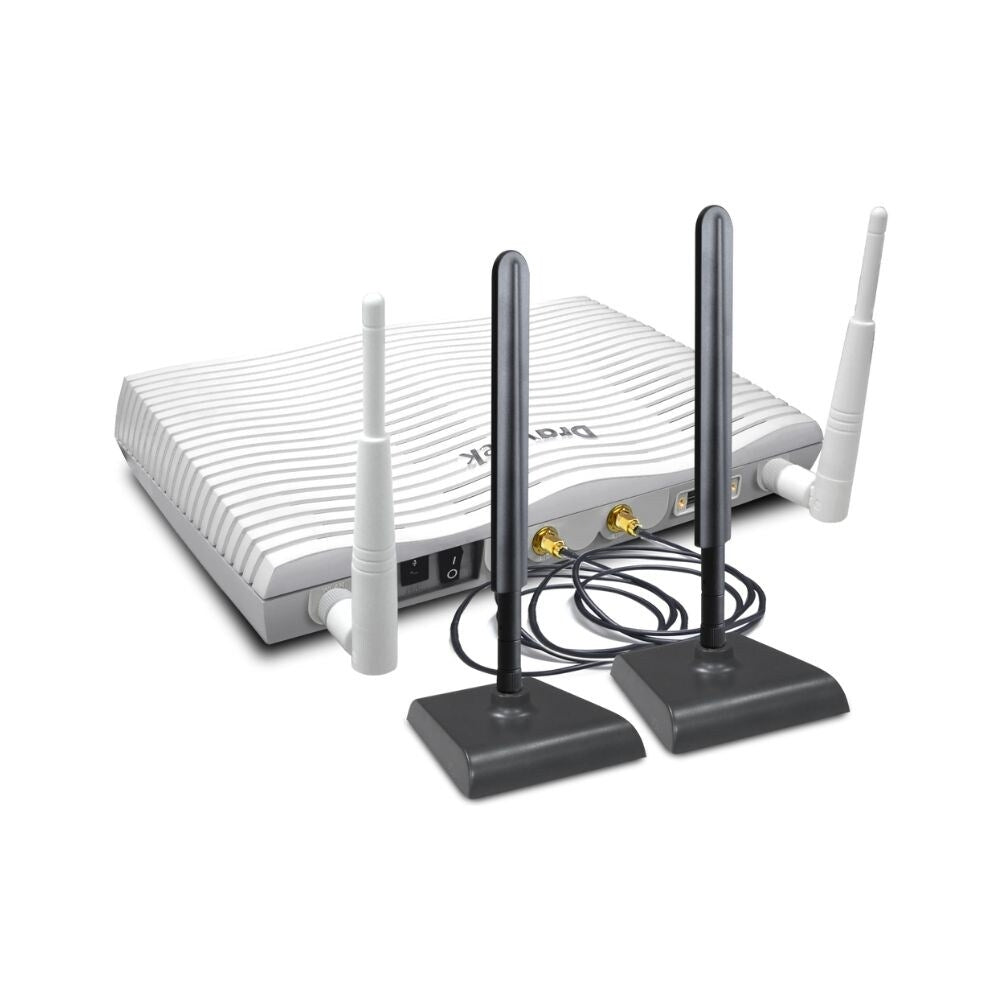Draytek Vigor 2865 FTTP VDSL Router Firewall and 6 Port Gigabit Switch, Wired, AX Wi-Fi and 3G or 4G With AC Wi-Fi and 5G With AX Wi-FI Router Draytek
