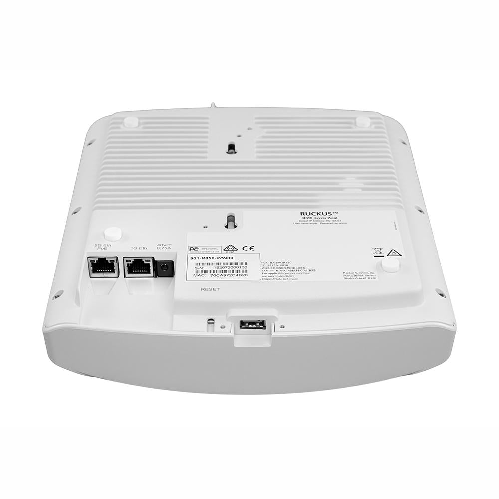 Ruckus R850 Unleashed Zoneflex Wi-Fi 6 802.11ax, 8 x 8:8 5GHz and 4 x 4:4 2.4GHz Dual Band Access Point Access points Ruckus