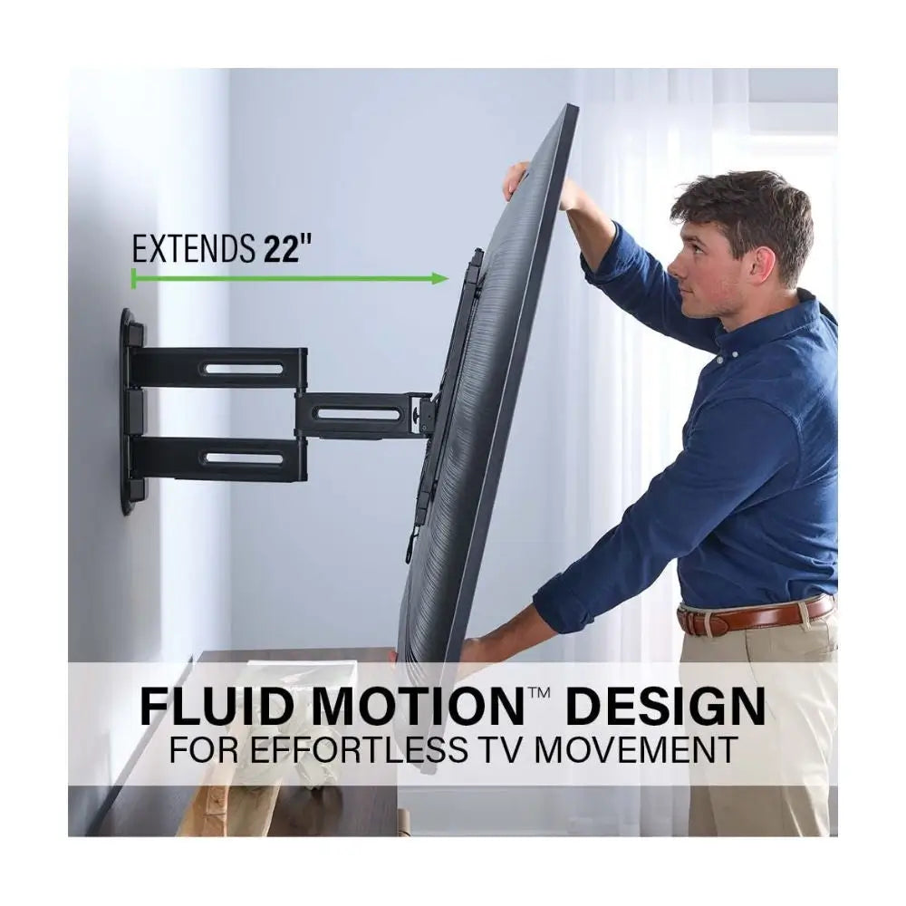 Sanus Advanced Full-Motion 4D + Shift™ TV Wall Mount For 32" to 65" TV Screens TV Mounts Sanus
