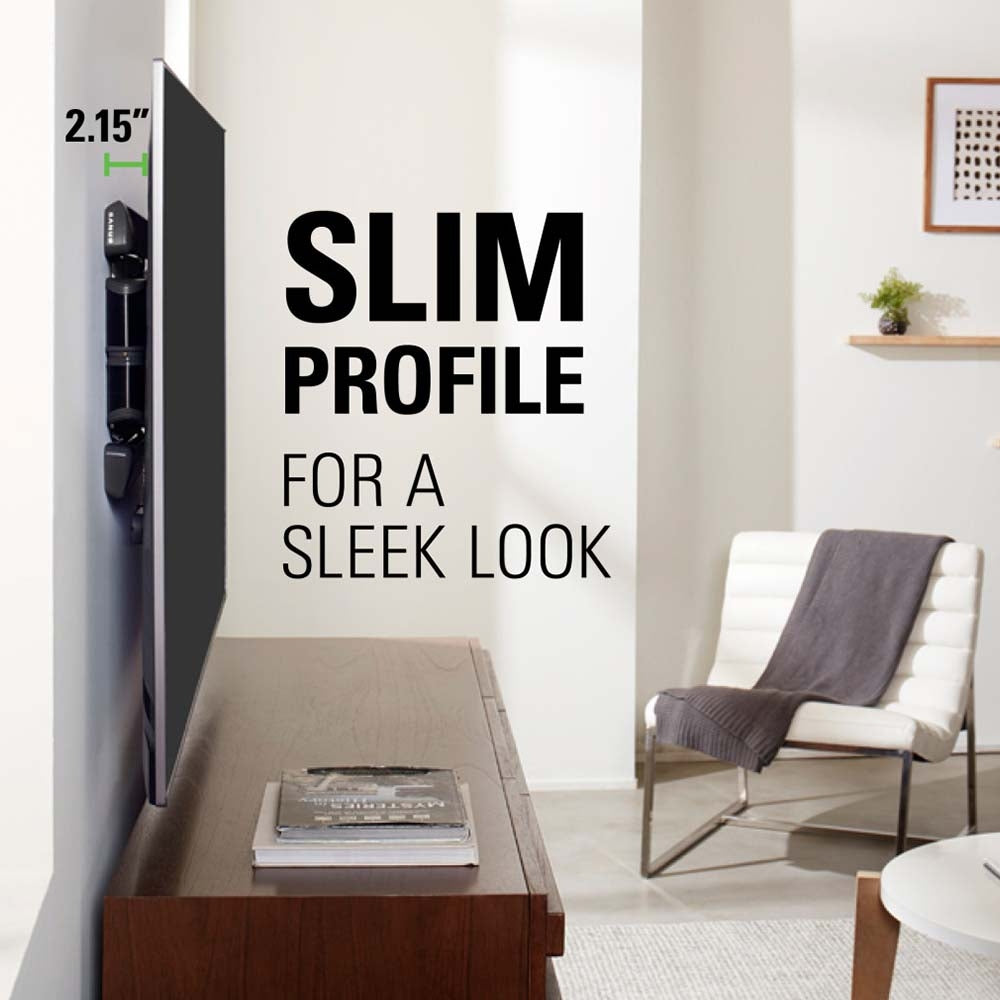 Sanus VLF728-B2 Premium Full Motion TV Wall Mount for 42" to 90" TVs, Black 2