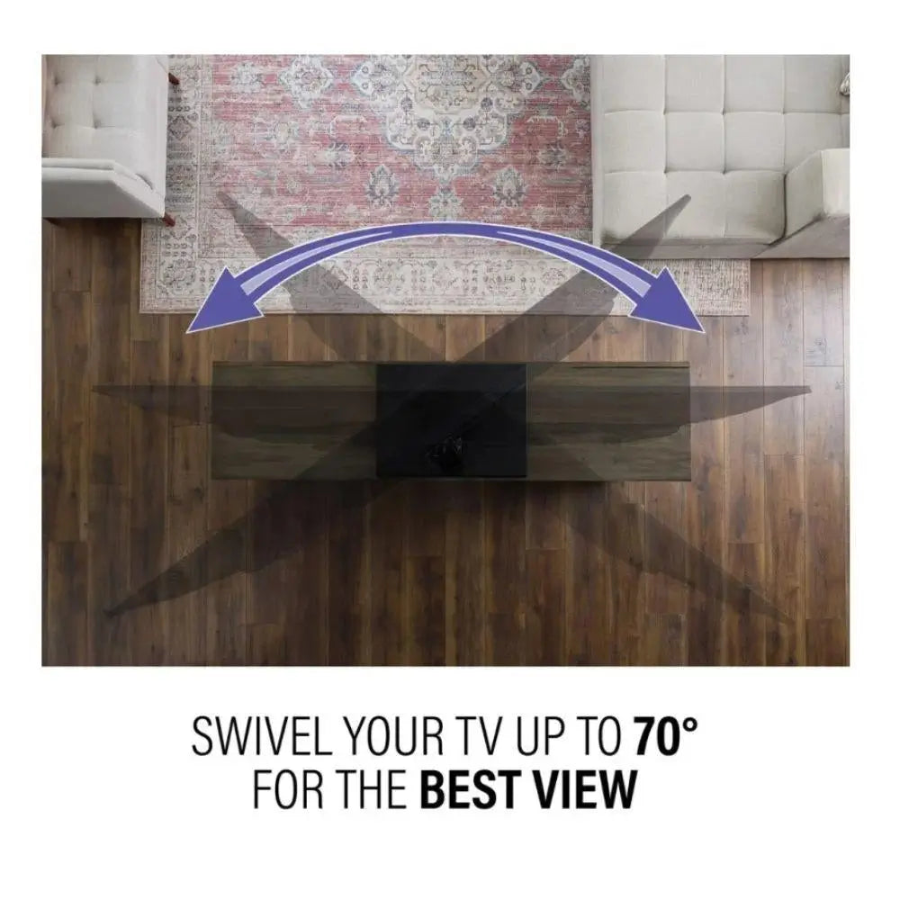 Sanus VSTV2-B2 Swivel TV Stand For 40" to 86" TVs, Black: EACH TV Mounts Sanus