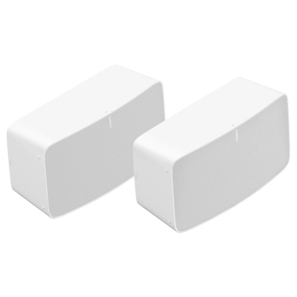 Sonos HIFI Set With Pair of FIVE Speakers, Black or White: SET 7