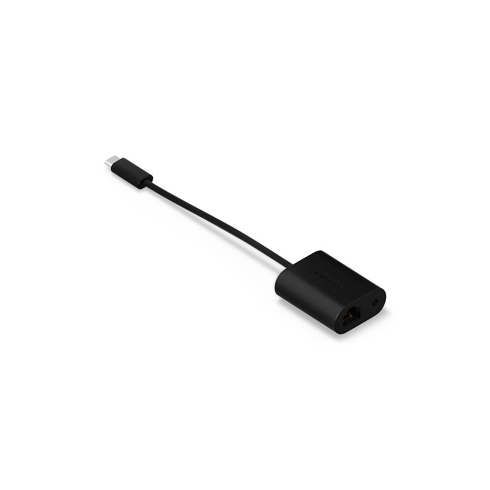 Sonos Network and Audio Split Cable Adaptor For ERA 100, ERA 300 Or MOVE 2, Black or White Adaptor Sonos Black