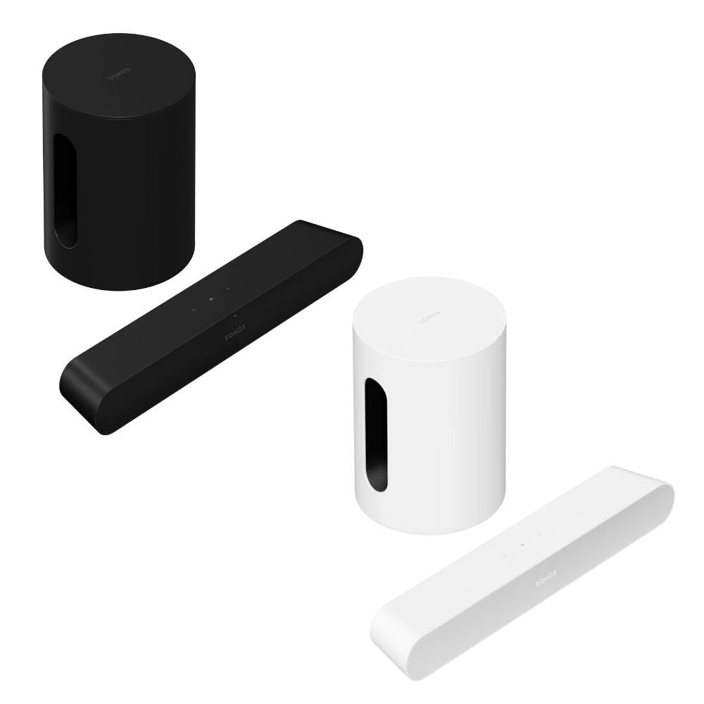 Sonos Ray and Sub Mini Entertainment Set, Black or White: SET