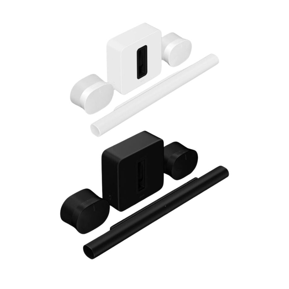 Sonos Ultimate Immersive Set with Arc Ultra Soundbar, Sub4 and Two Era300s, Black or White Soundbar Sonos Black