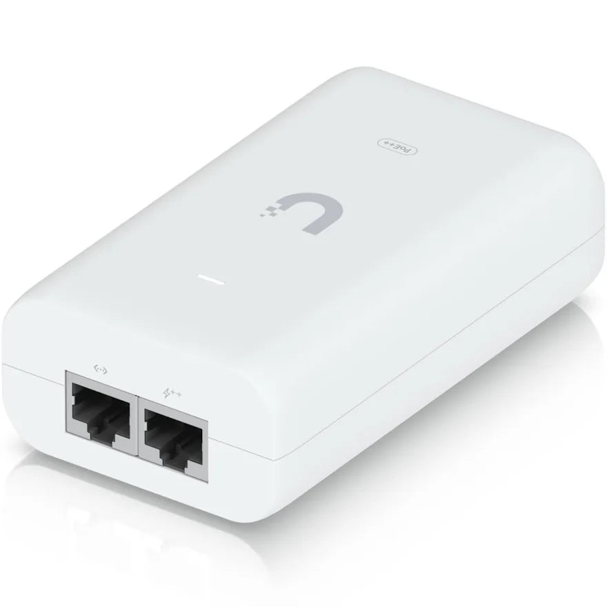 Ubiquiti U-PoE++ Adapter, Ethernet, 1000 Mbps, Network Adapter