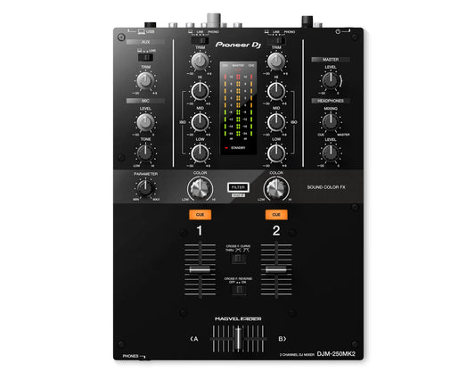 Pioneer DJ DJM-250MK2 2Ch DJ Mixer with USB and On-Board Effects BLACK
