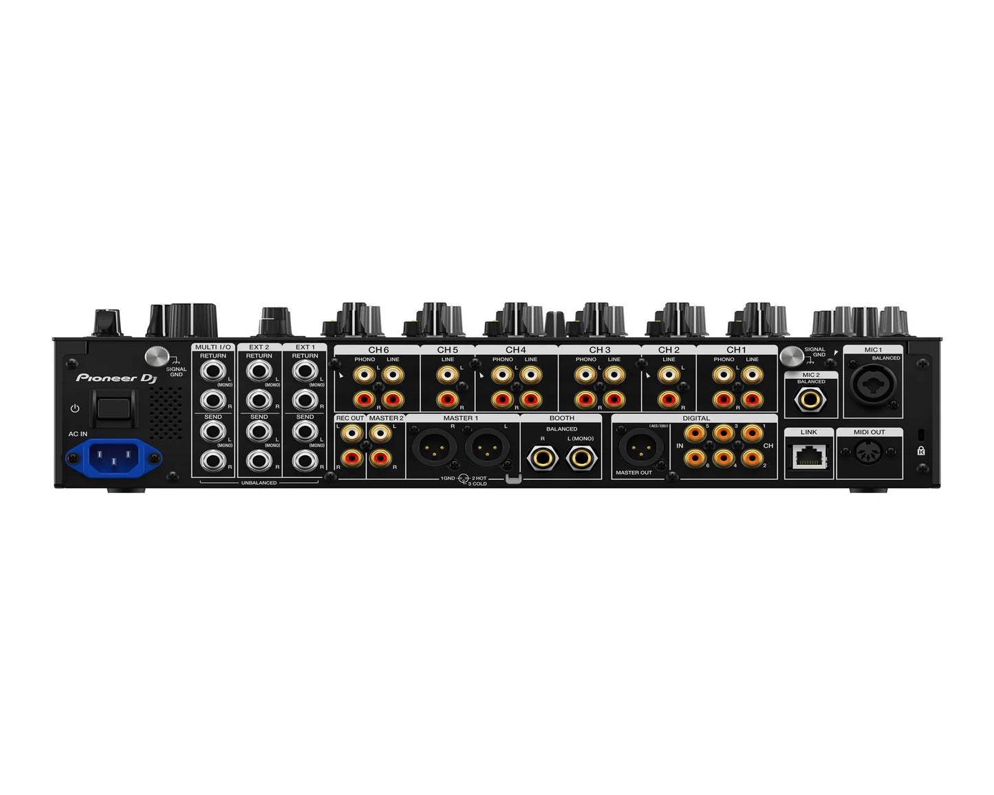 Pioneer DJ DJM-V10 6 Channel Pro DJ Mixer 96-Bit / 4-Band EQ