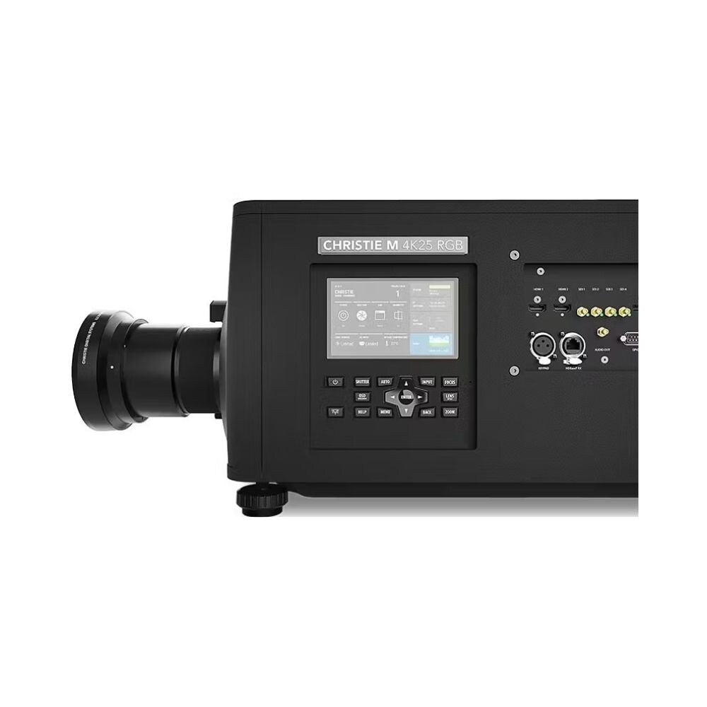Christie 4K25-RGB 4K UHD 3DLP RGB Pure Laser Projector With Lens, Black  4