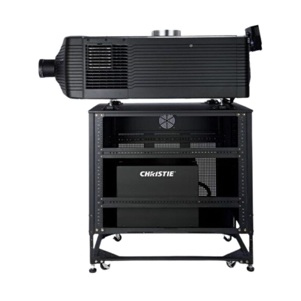 Christie Pedestal Rack Mount For Christie Griffyn and M4K25 DLP Projectors, Black, Up To 30U  2