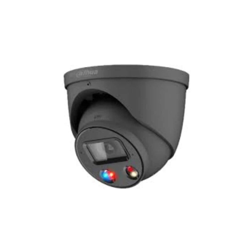 Dahua 8MP TioC Full Colour WizSense IR Fixed Focal Eyeball Camera With PoE, Grey 