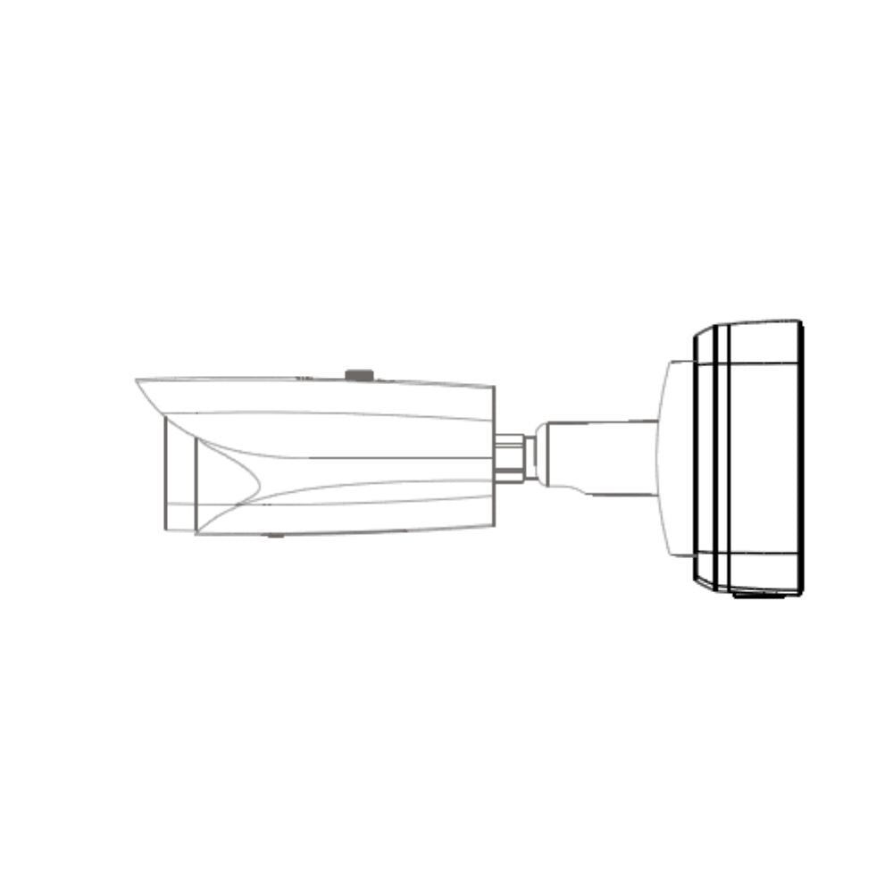 Dahua PFA121-V2 Junction Box For Dahua's HFW Square Bracket Bullet Cameras, Black or White 1
