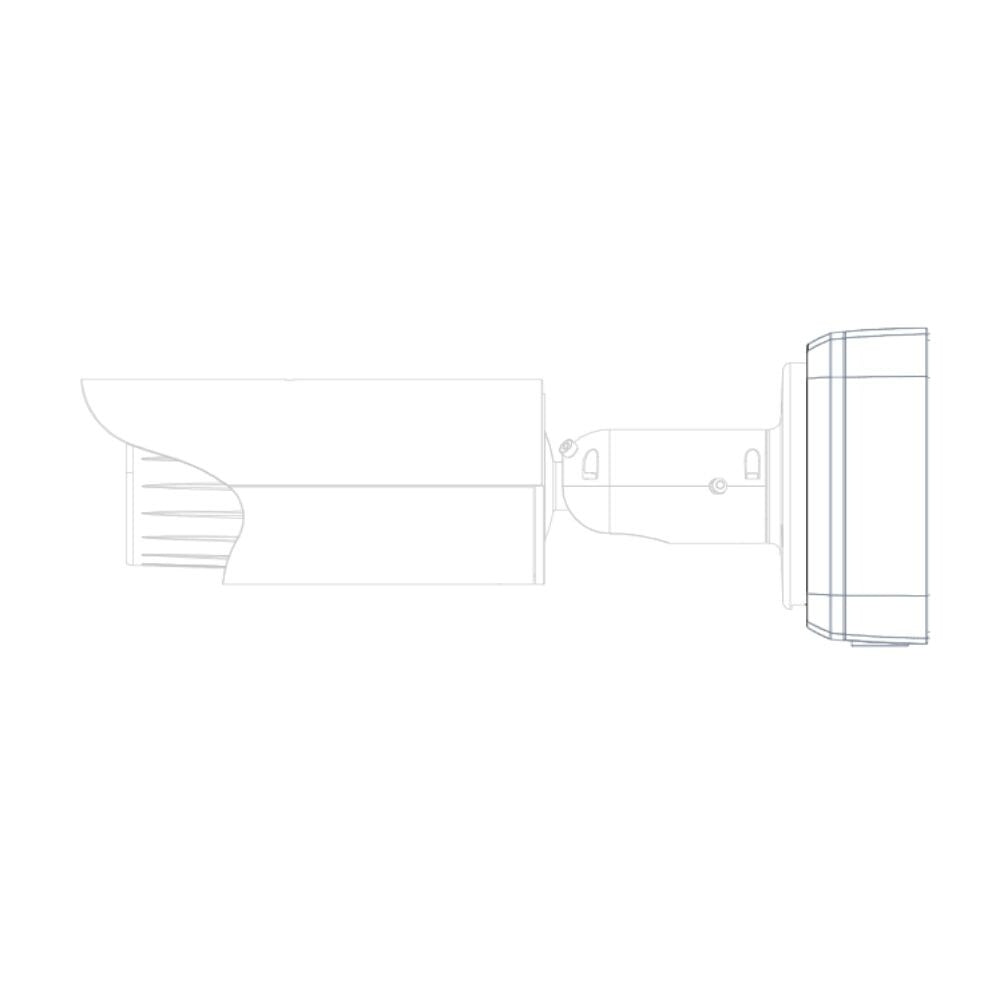 Dahua Square Junction Box for Dahua's Bullet Cameras, White 1