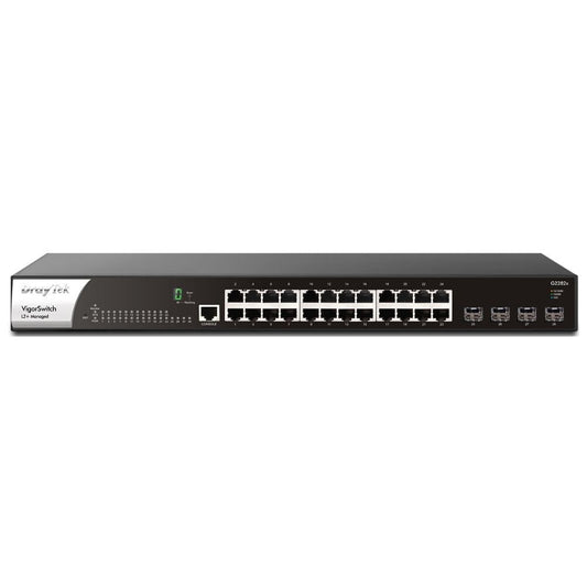Draytek G2282X 24 Port x 1GB and 4 Port 10GB SFP+ Managed Switch 