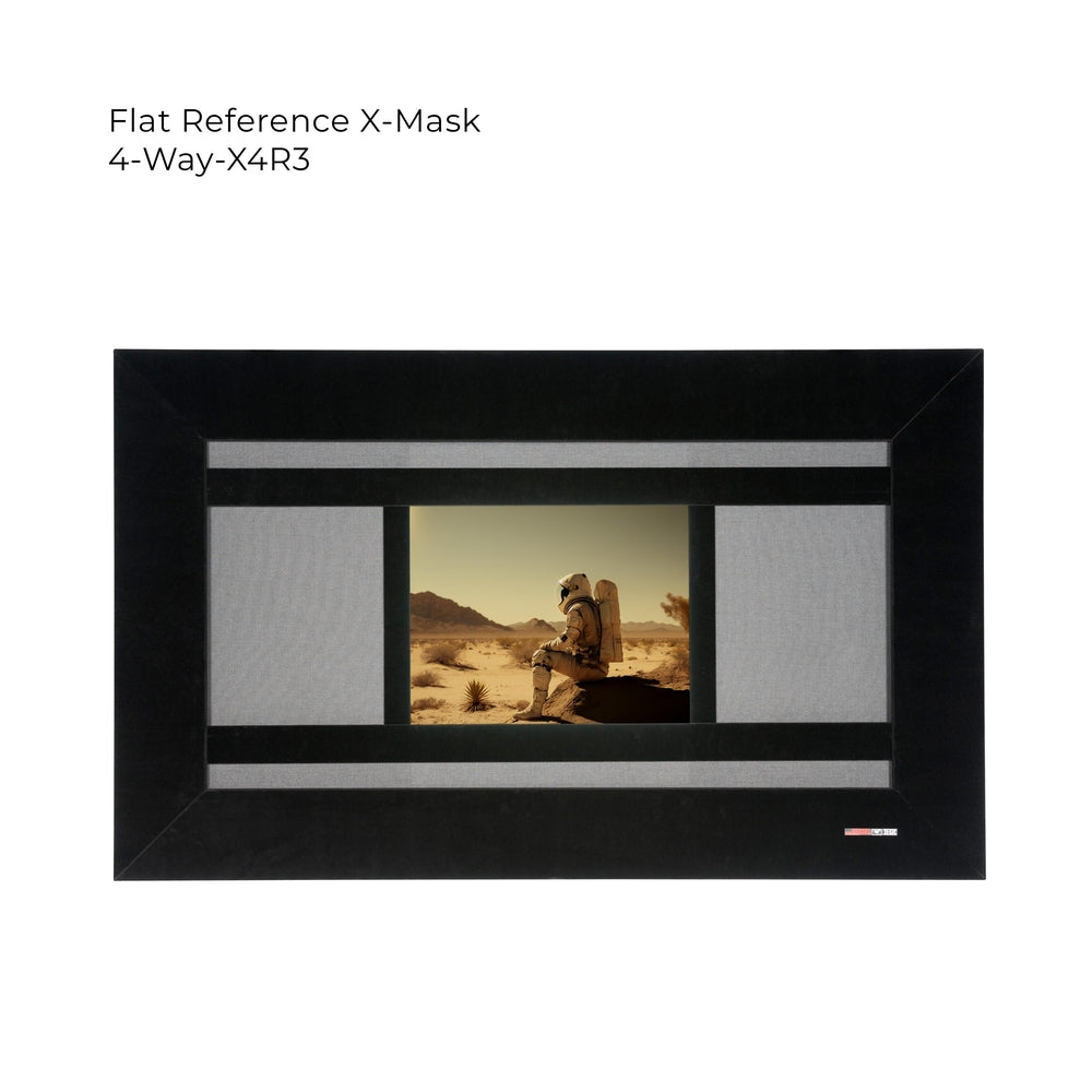 Screen Research Fixed Frame Screen Range With 1, 2 or 4 Way Electric Masking. Fully Customisable For Size or Ratio, Screen Surface and Curve  2