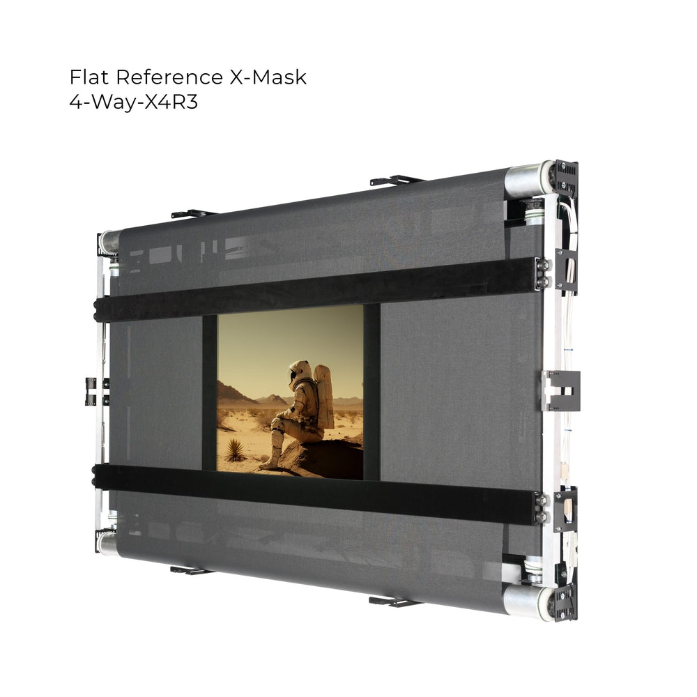 Screen Research Fixed Frame Screen Range With 1, 2 or 4 Way Electric Masking. Fully Customisable For Size or Ratio, Screen Surface and Curve  3