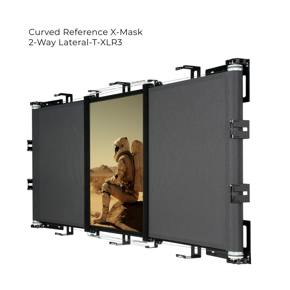 Screen Research Fixed Frame Screen Range With 1, 2 or 4 Way Electric Masking. Fully Customisable For Size or Ratio, Screen Surface and Curve  6